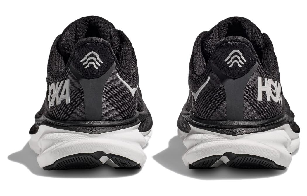(WMNS) HOKA ONE ONE Clifton 9 Wide 'Black White' 1132211-BWHT - 6