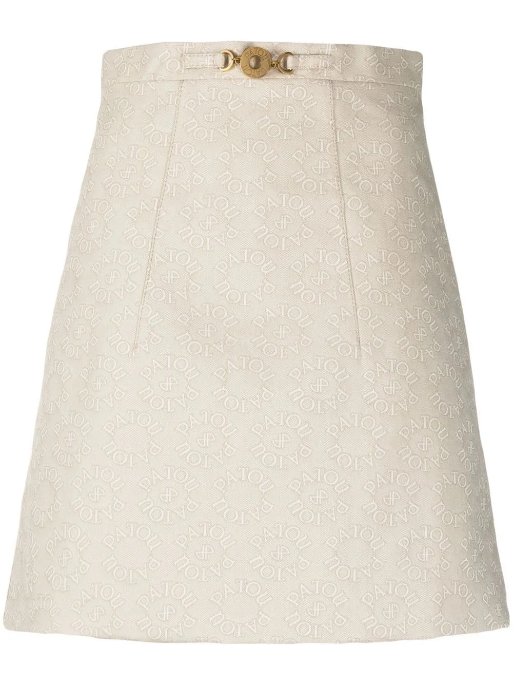 medallion A-line skirt - 1