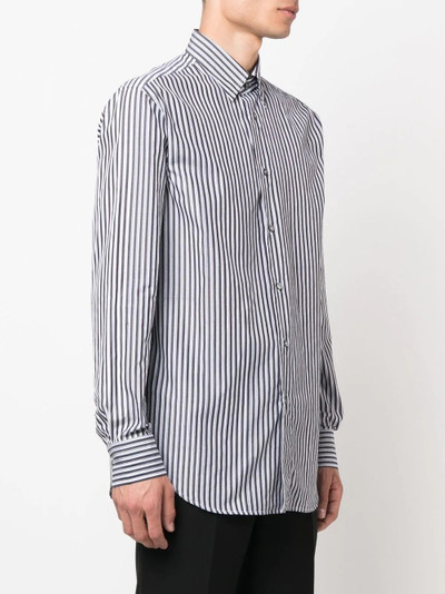 Brioni striped long-sleeve shirt outlook