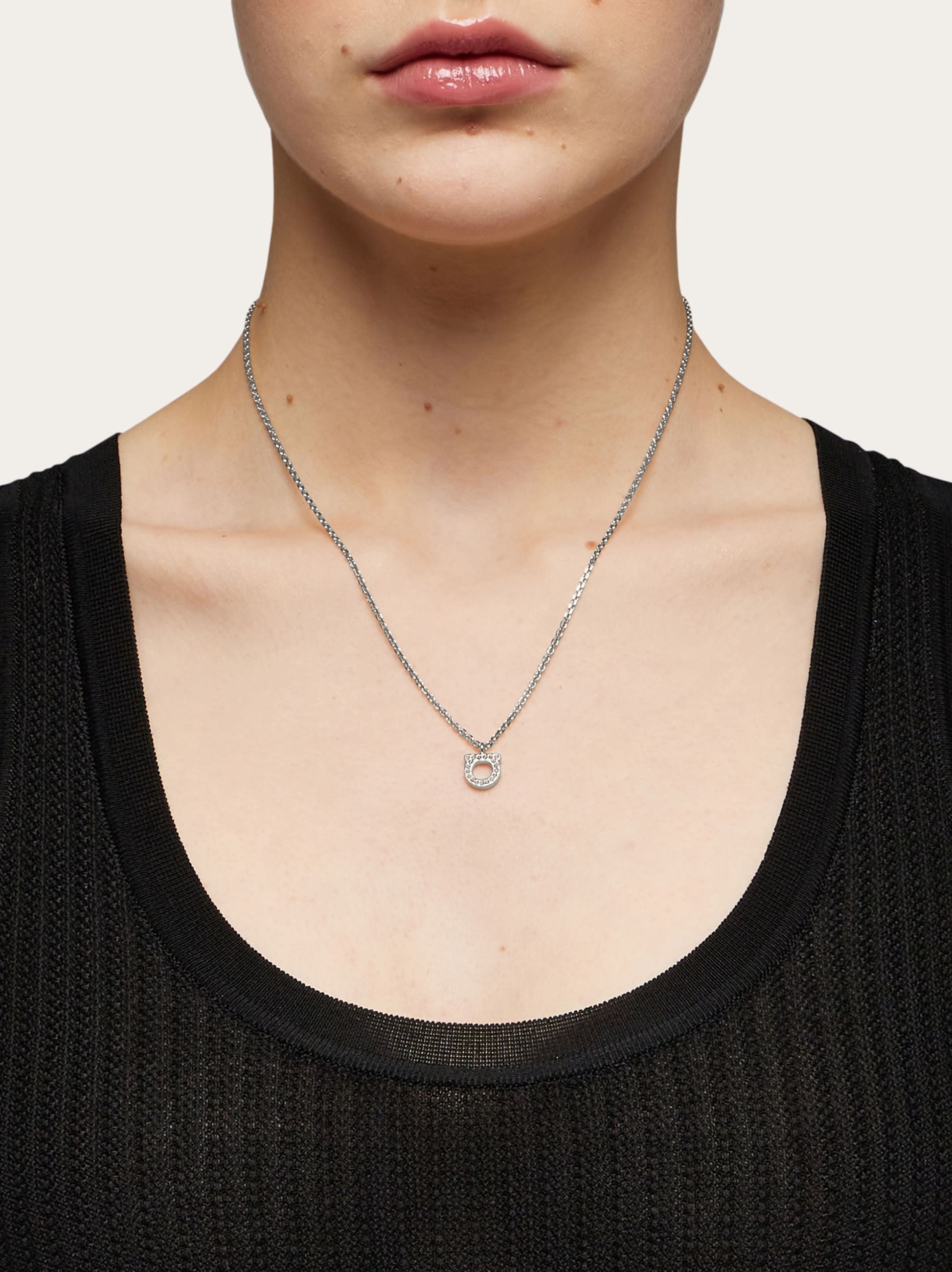 Gancini crystals necklace (S) - 3