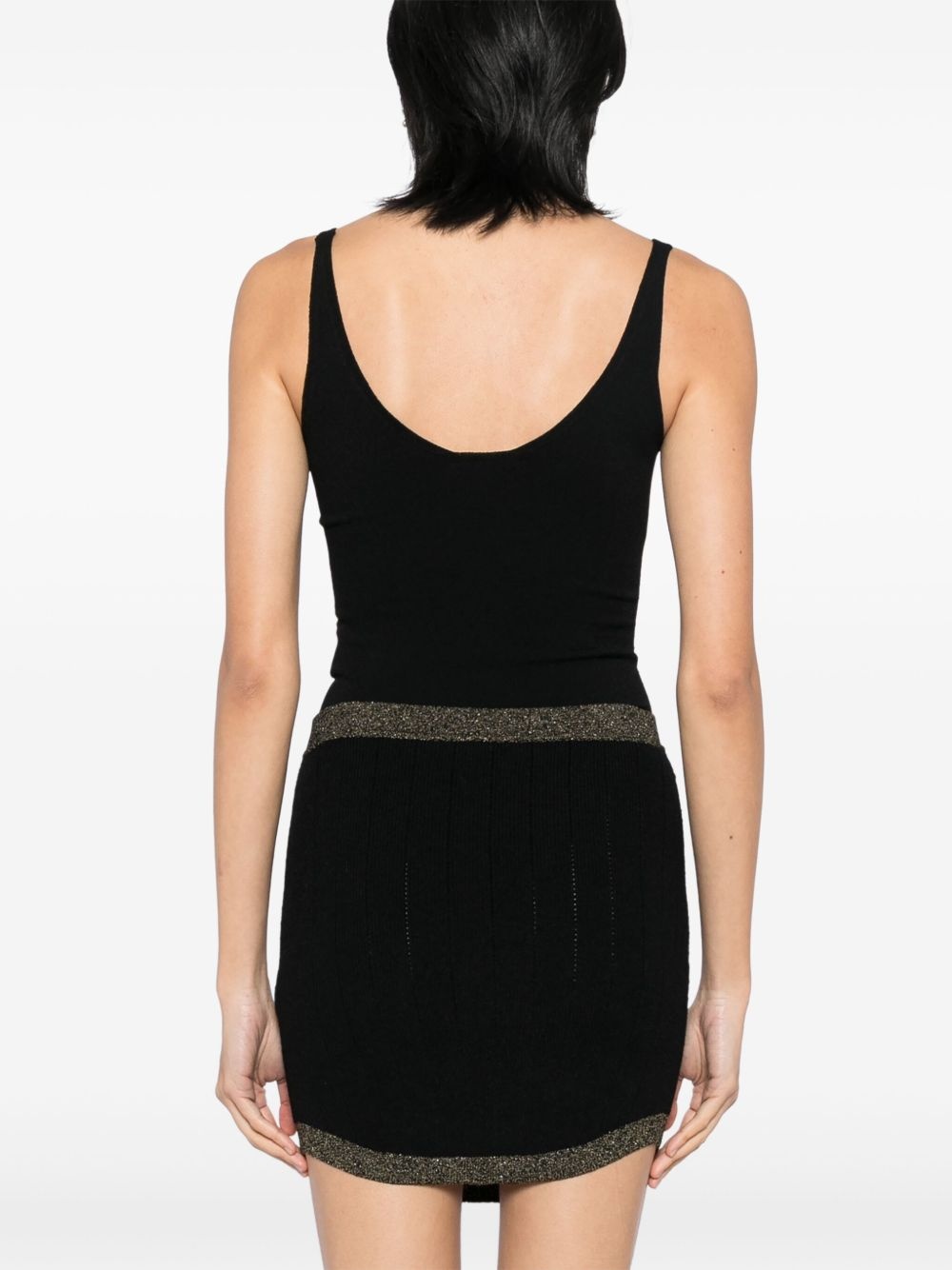 ribbed knit bodysuit - 4