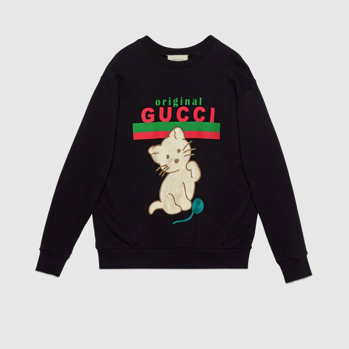 "Original Gucci" sweatshirt with kitten - 1