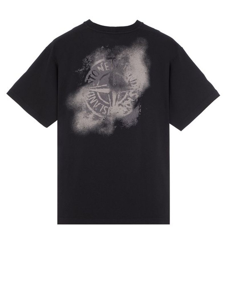 Stone Island 2RCE6 'CAMO ONE' PRINT BLACK outlook