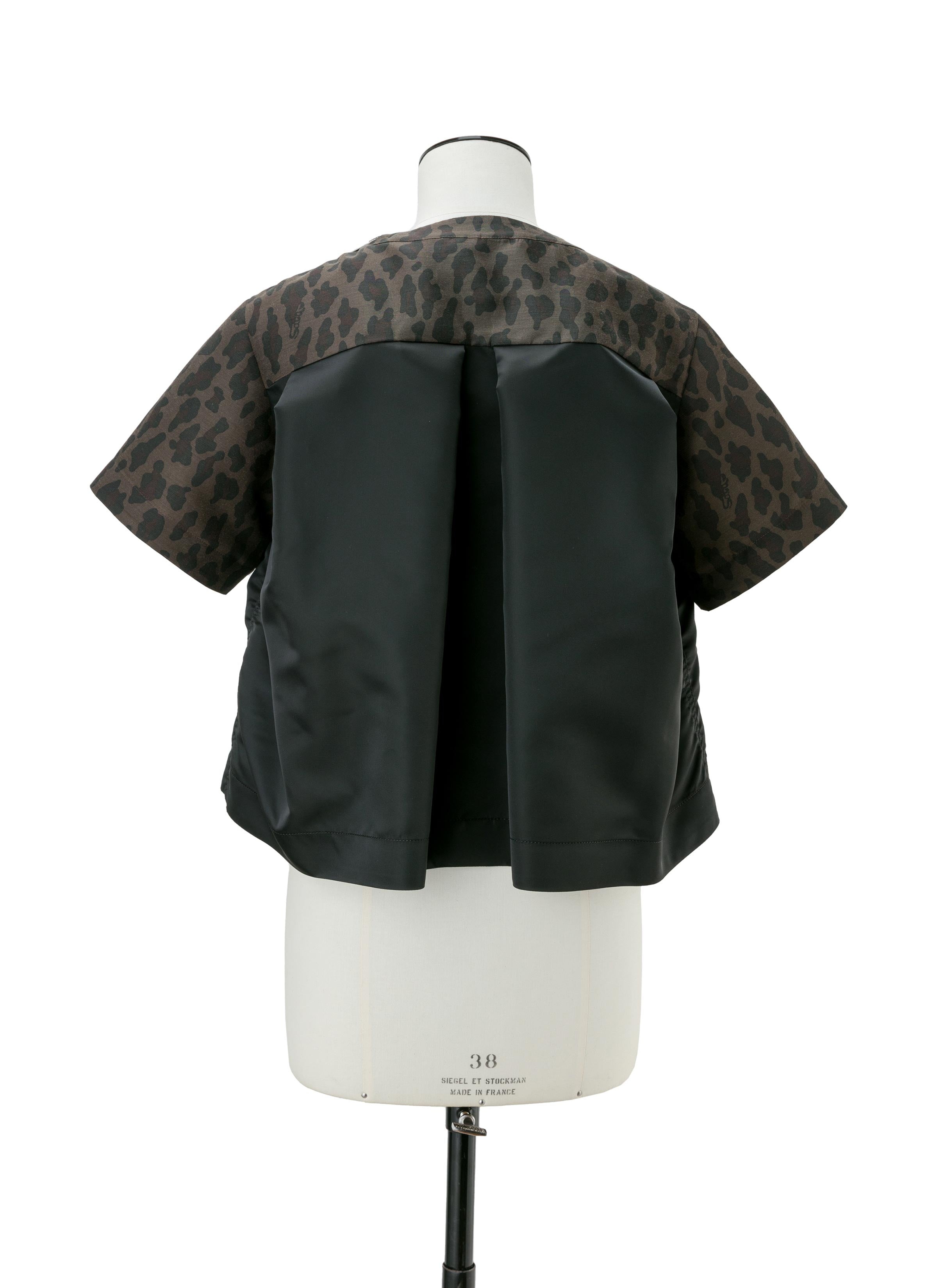 Leopard Print x Nylon Twill Pullover - 3