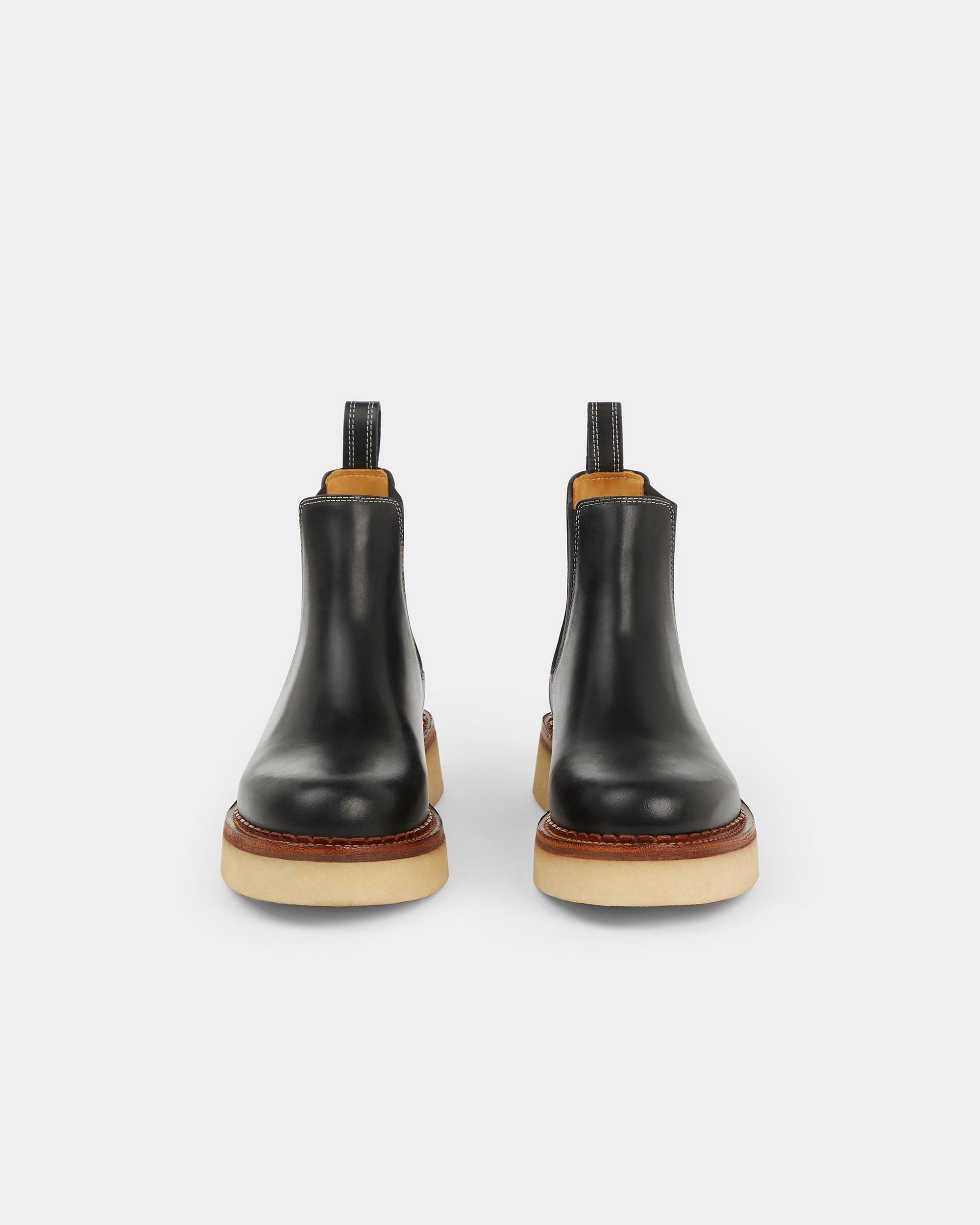 KENZOYAMA vegetable-tanned leather Chelsea boots - 3