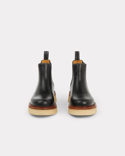 KENZO KENZOYAMA vegetable-tanned leather Chelsea boots outlook