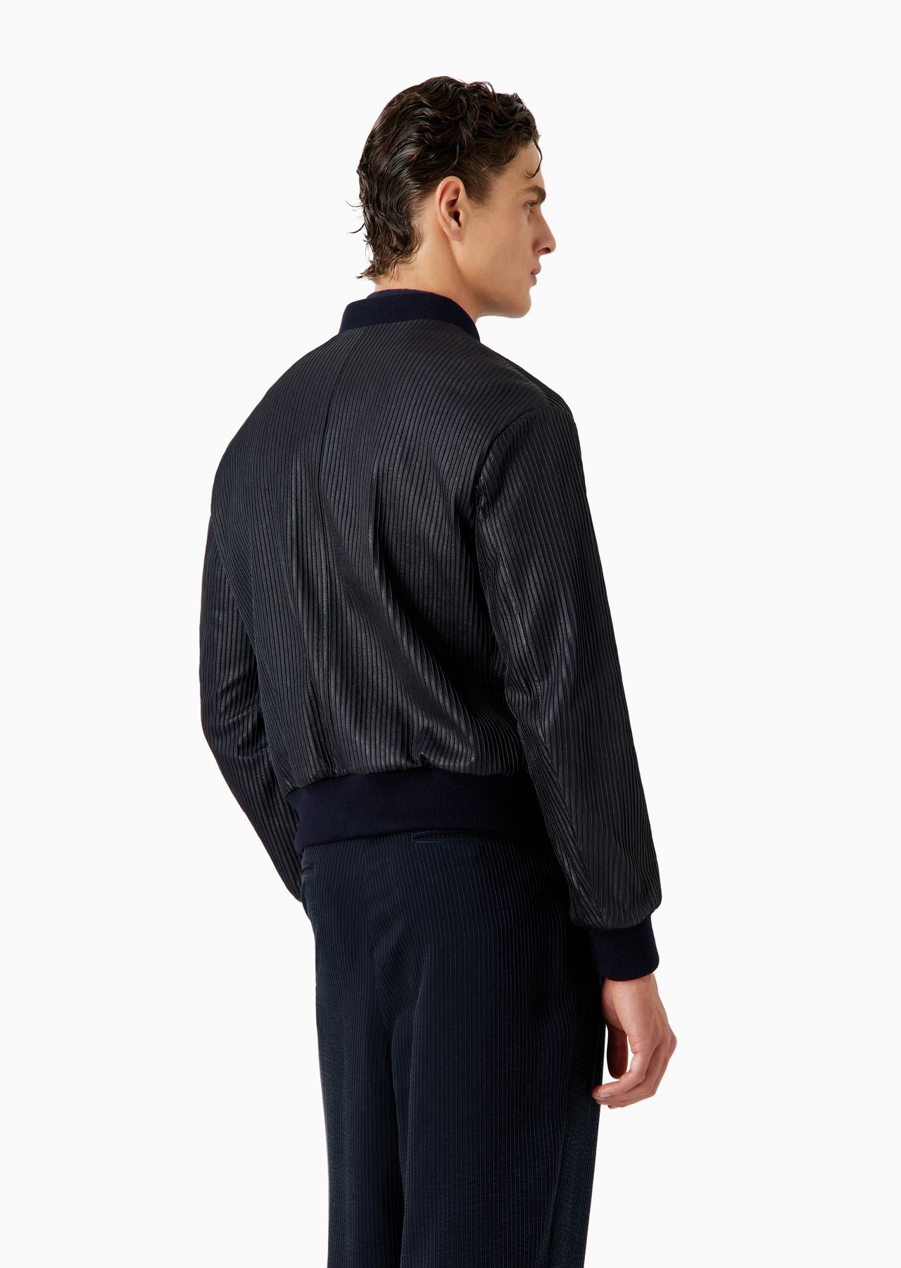 Embroidered nappa-leather blouson - 3