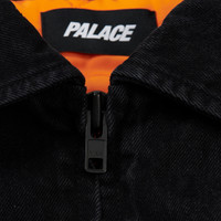 PALACE ZIPPED MA-1 BOMBER JACKET BLACK - ovcdzev016lk | REVERSIBLE