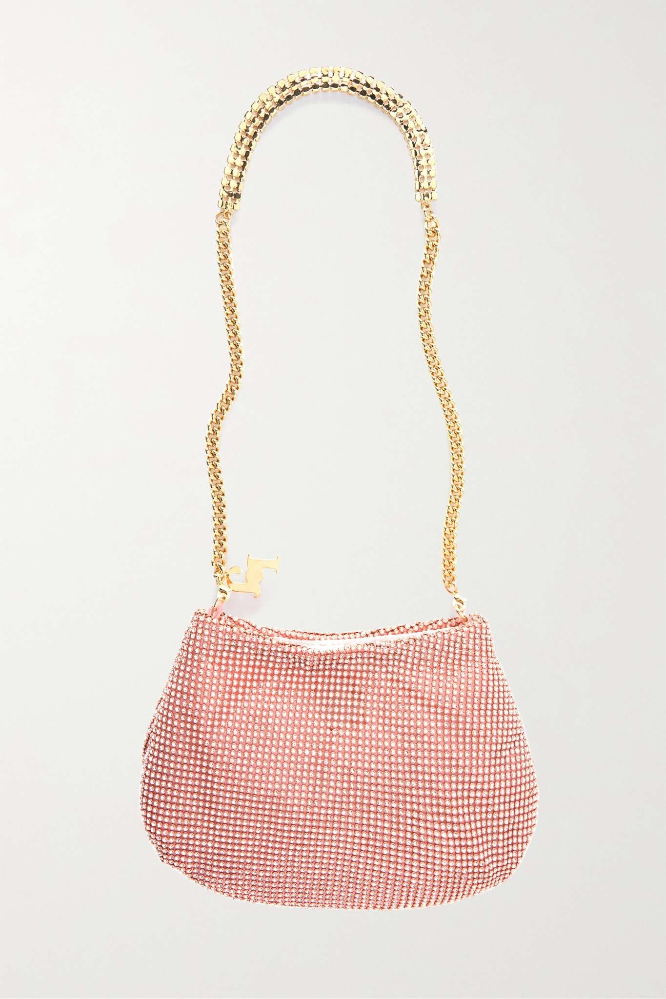 Alba embellished satin shoulder bag - 3