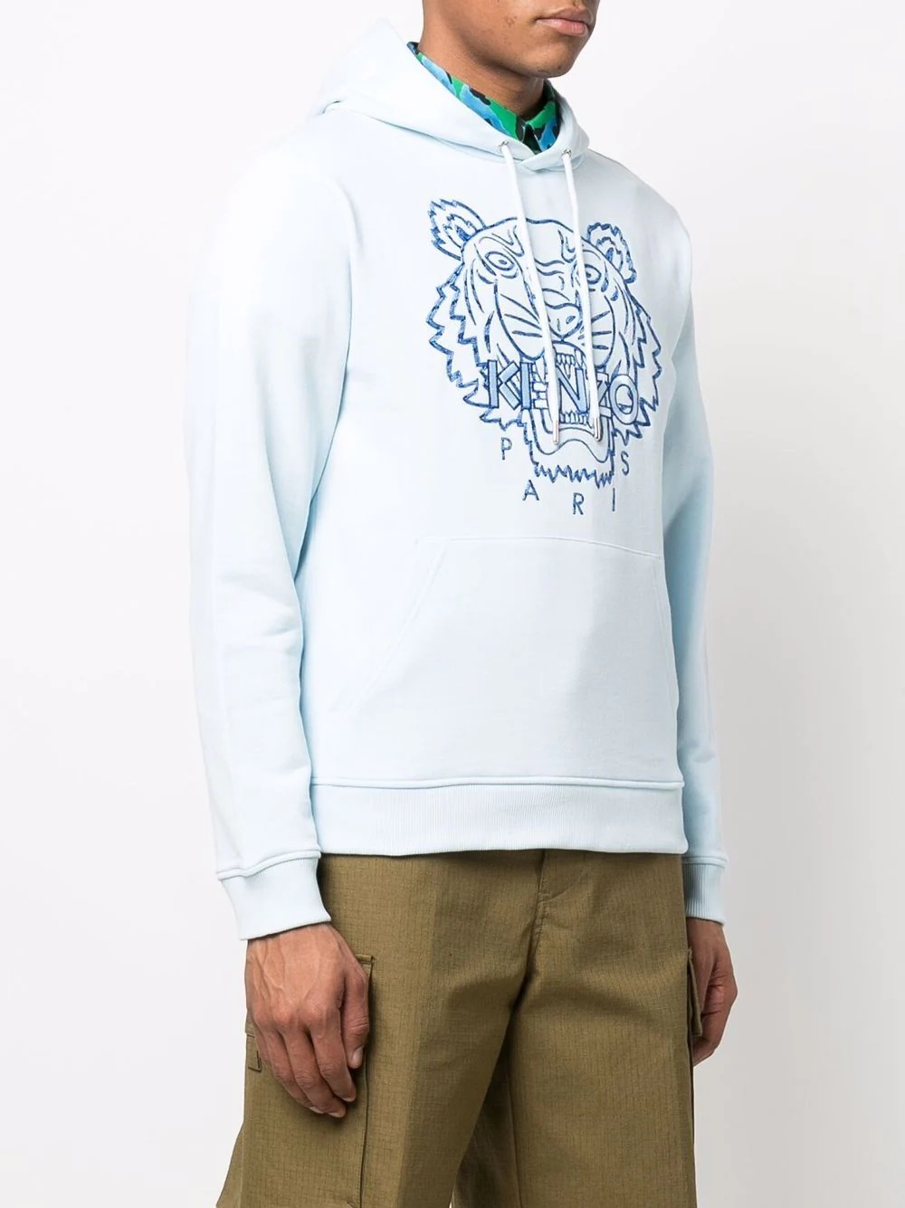 embroidered Tiger hoodie - 3