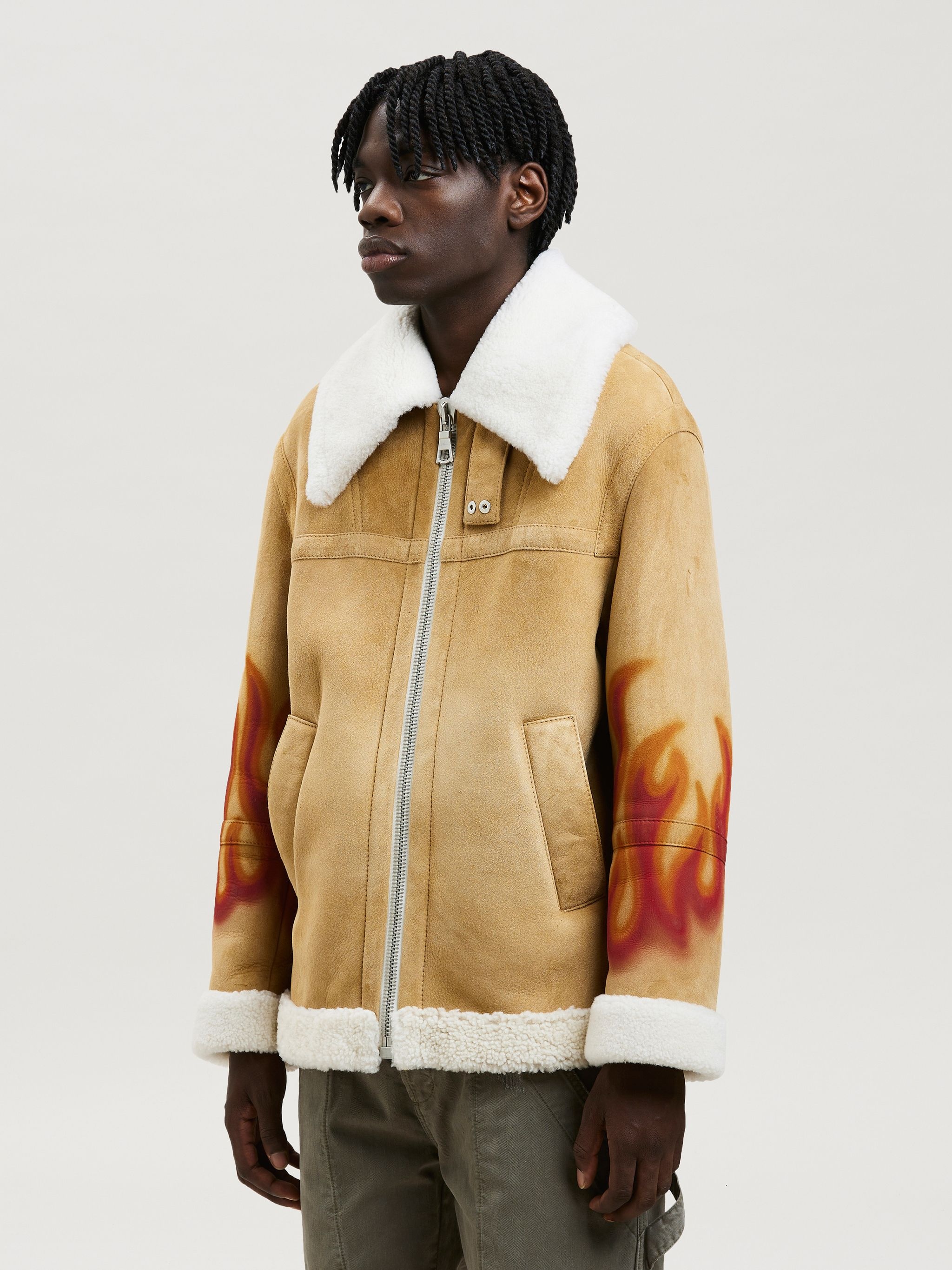 BURNING SHERLING JACKET - 4