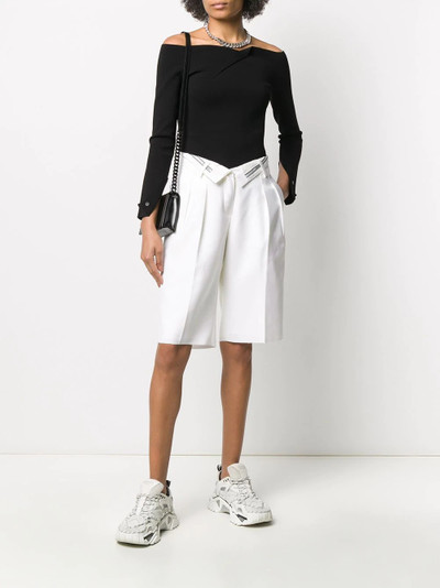 Alexander Wang foldover knee-length shorts outlook