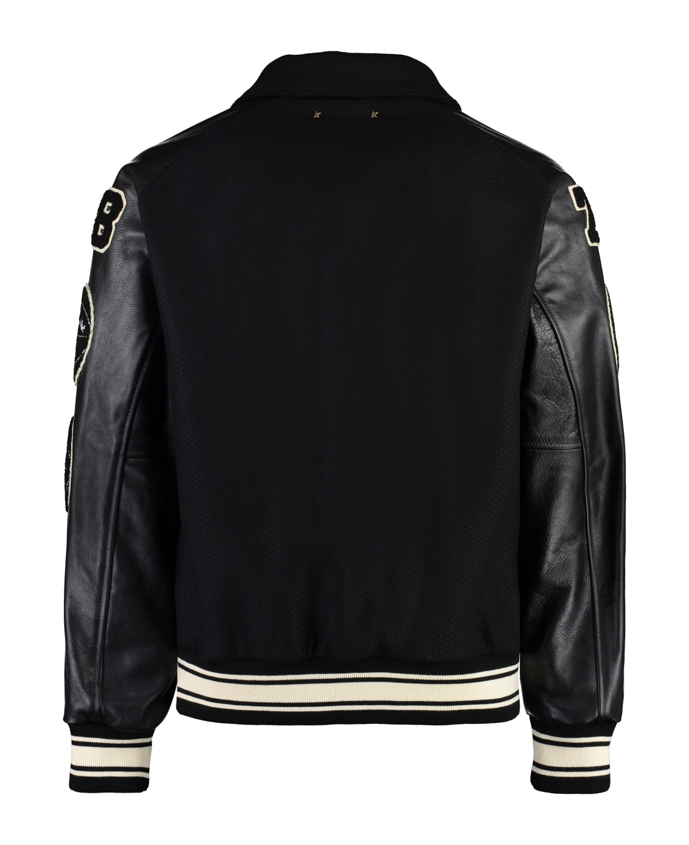 Embroidered Letterman Jacket - 2