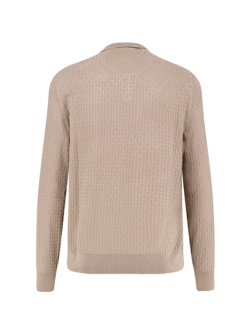 BOSS textured polo shirt outlook