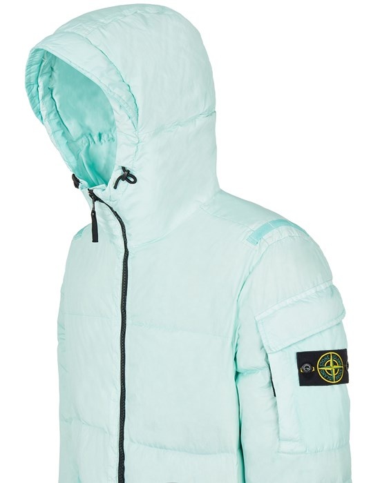 40223 GARMENT DYED CRINKLE REPS R-NY DOWN AQUA - 4