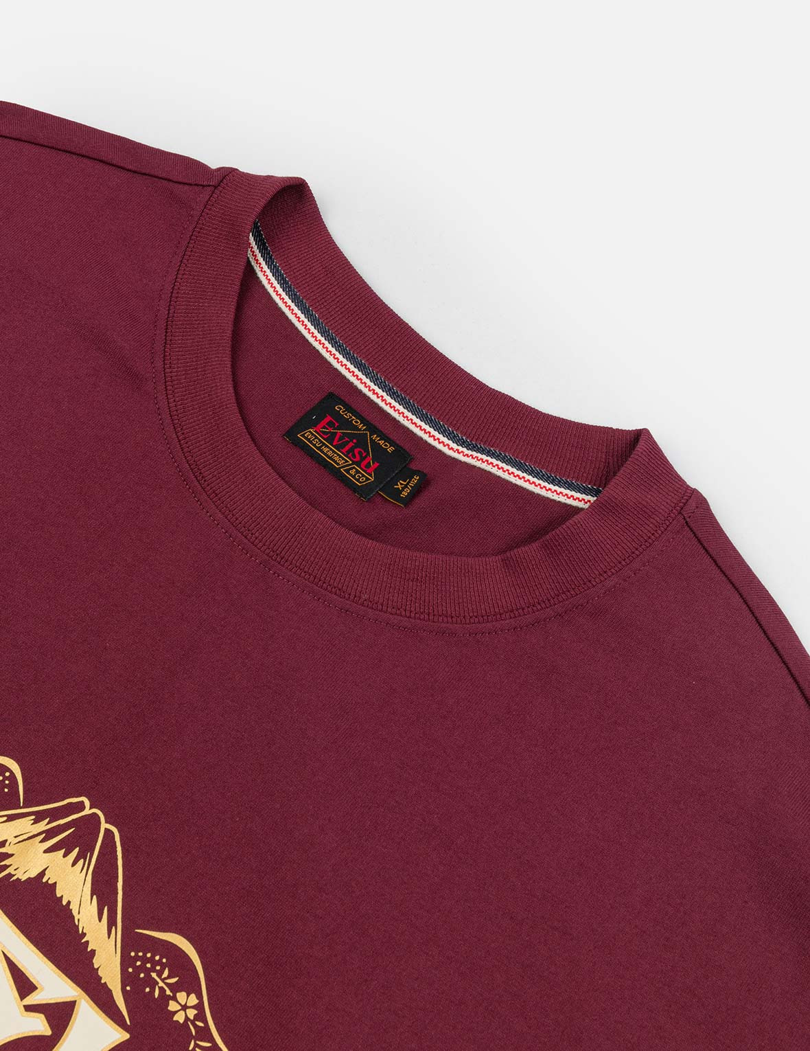 Logo and Crane Soaring Daicock Print Relax Fit T-shirt - 7