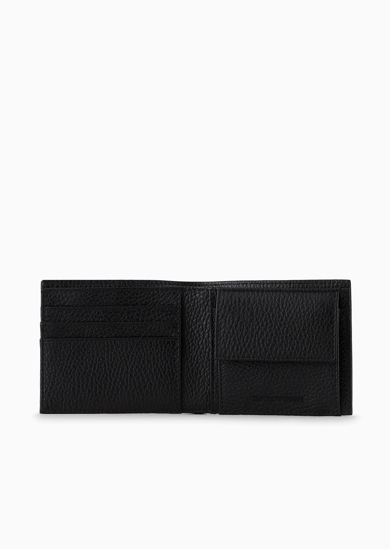 Tumbled leather wallet with coin pocket - 3