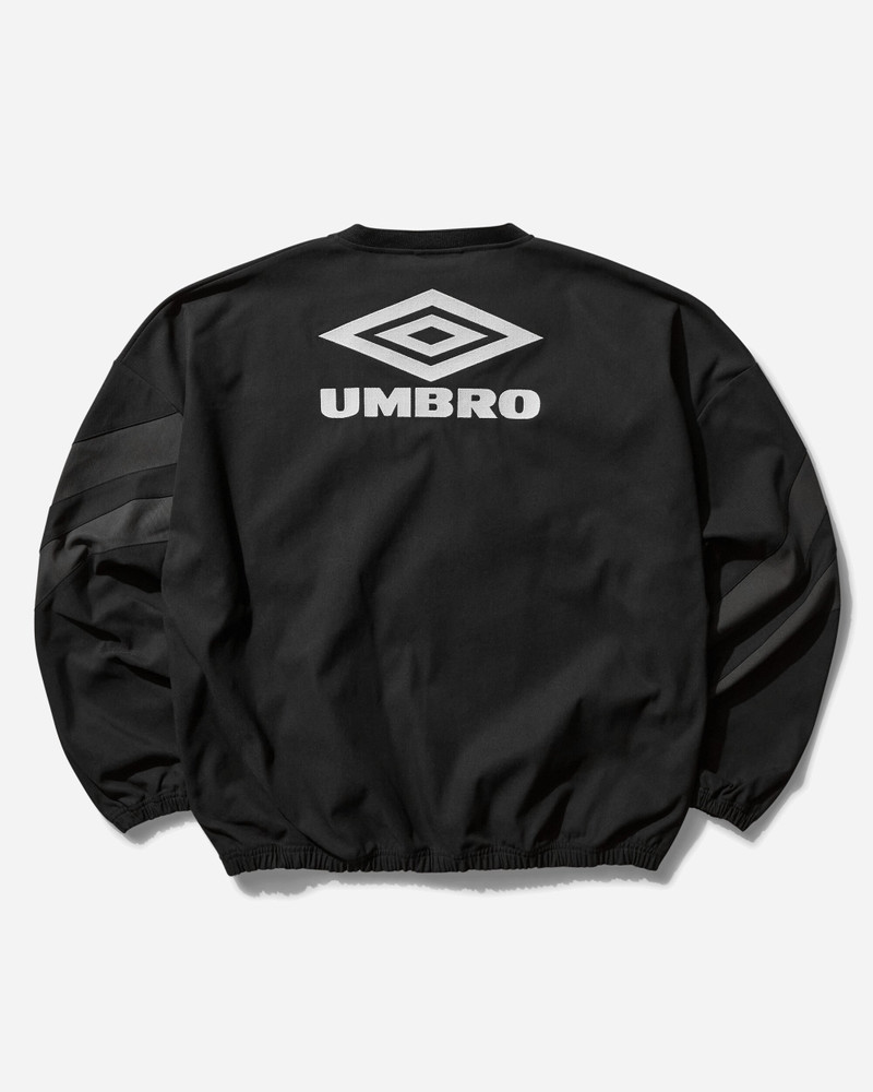 umbro Men's 1993 Drill Polo Black / Grey outlook