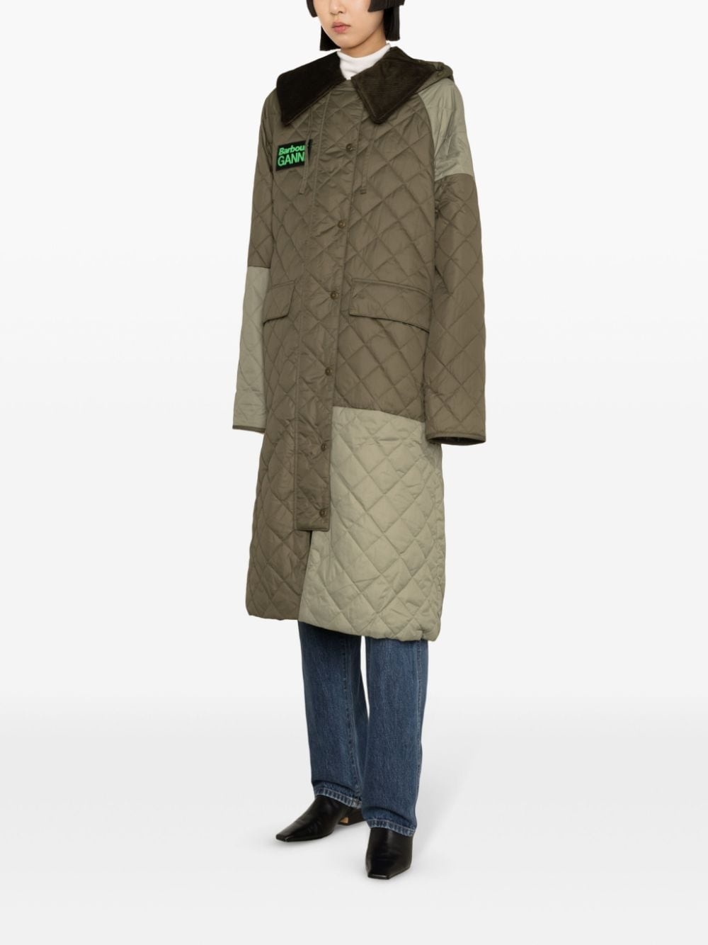 x GANNI Burghley quilted coat - 3