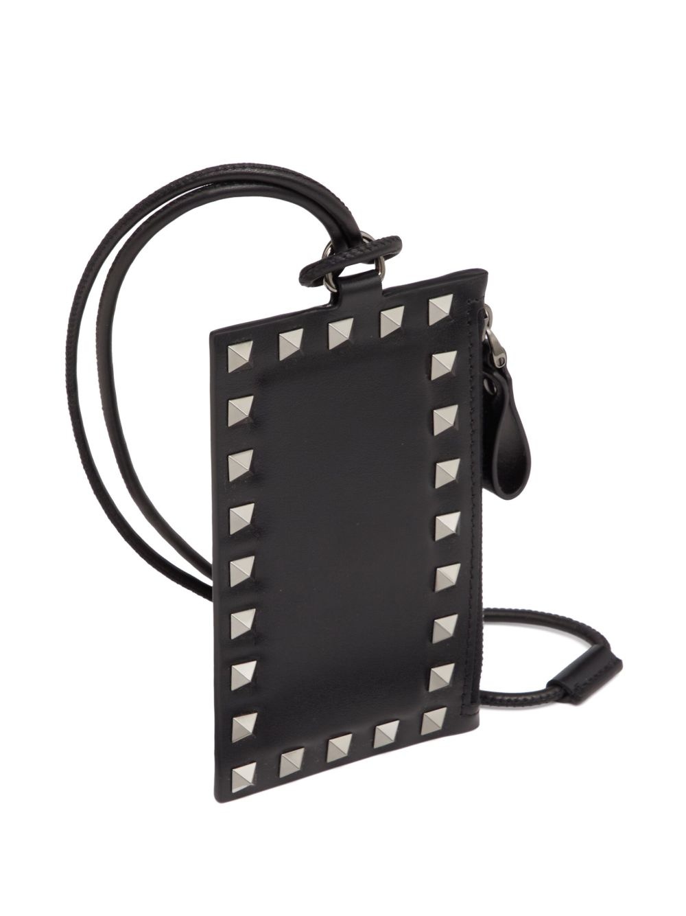 Rockstud leather cardholder - 3