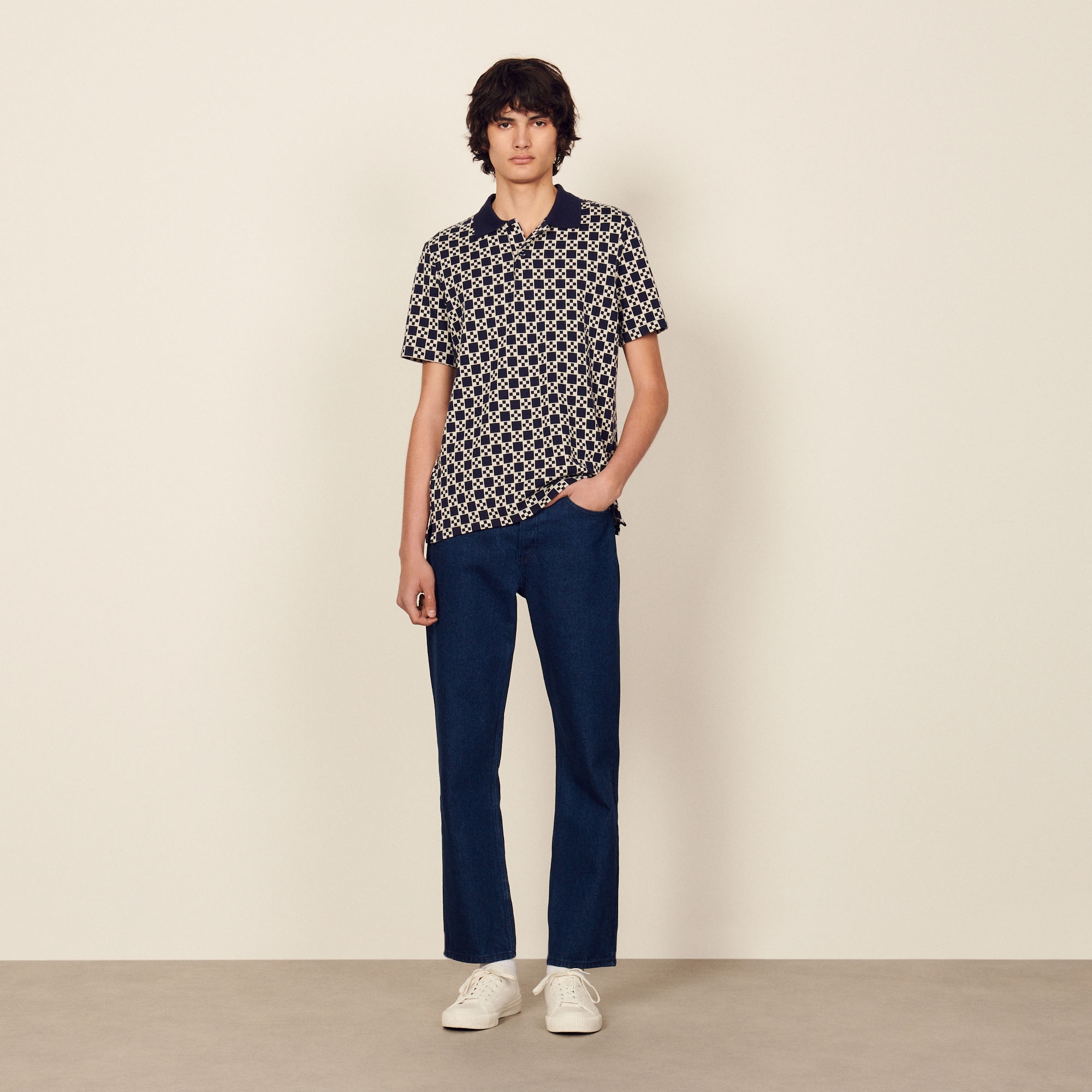 Jacquard polo shirt - 6