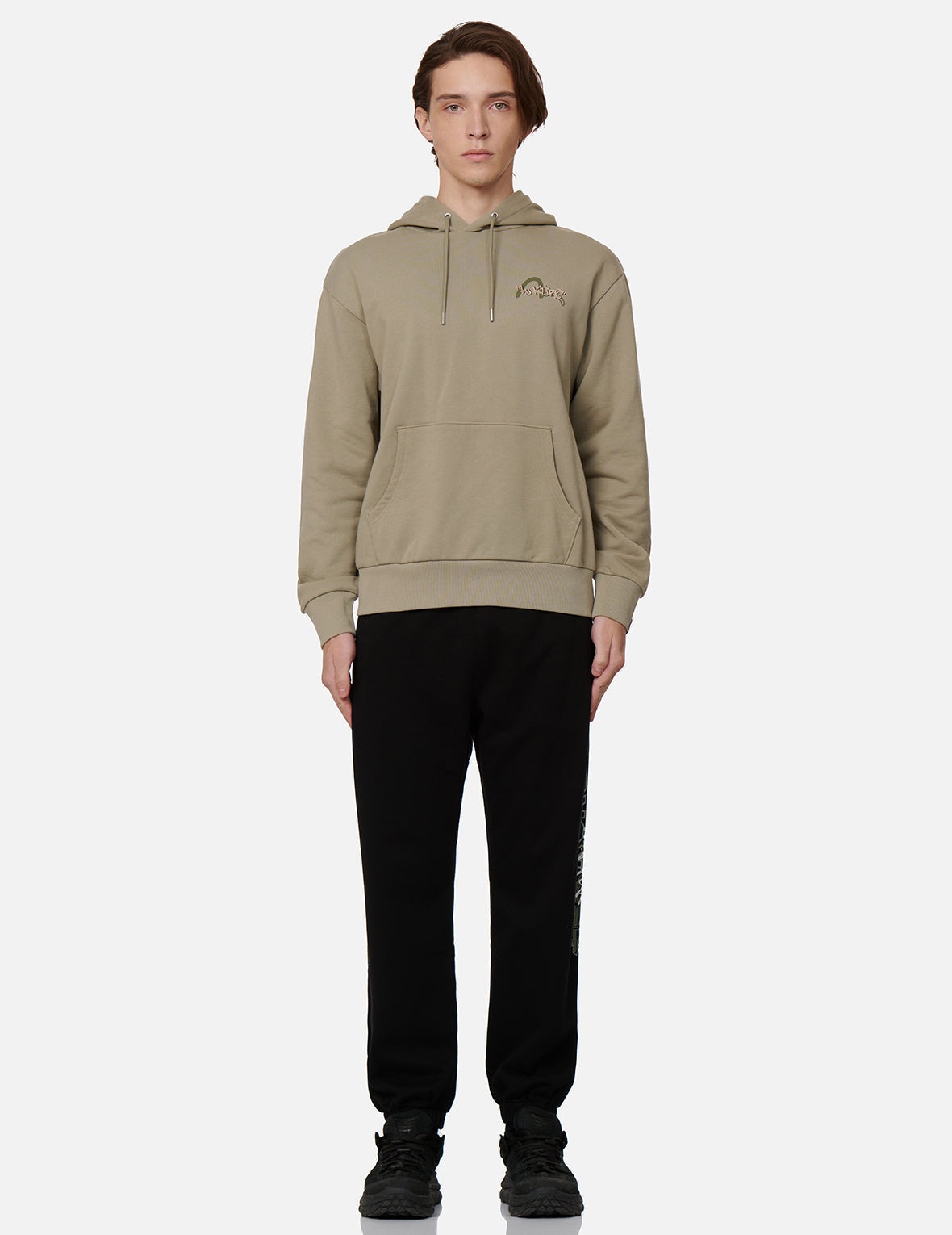Logo and Slogan Print Sweatpants - 6