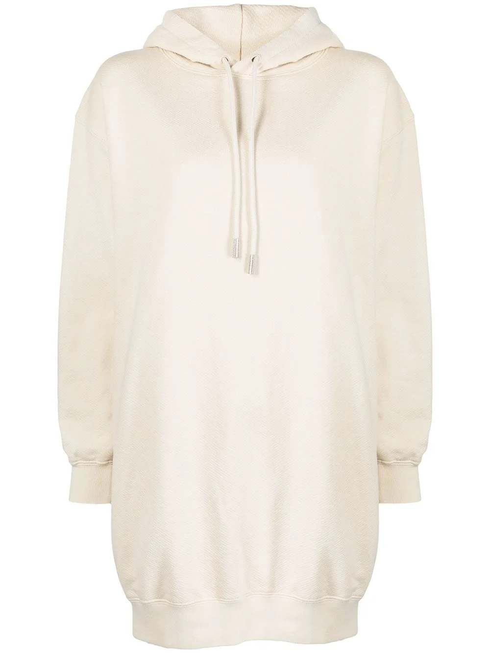 Diag-stripe print sweatshirt dress - 1