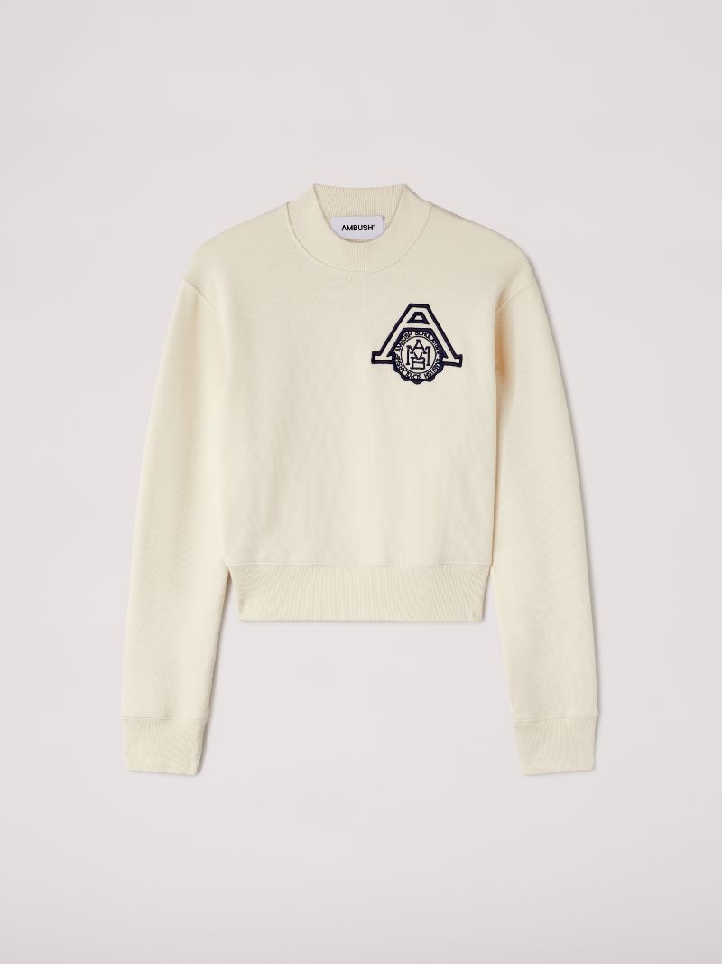 Ambush Scholarship Cropped Sweatshirt - 1