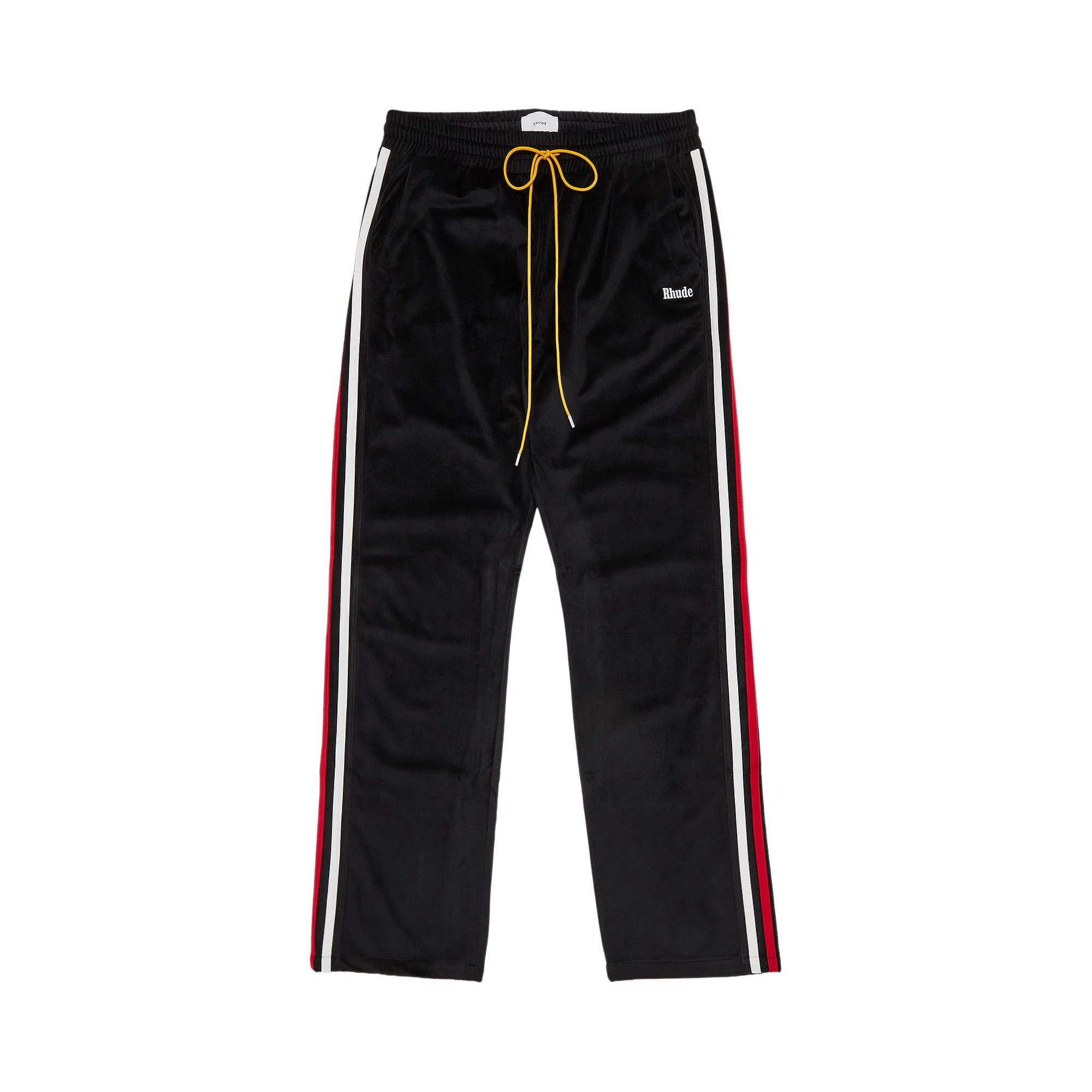 Rhude Mancino Velour Track Pant 'Black' - 1