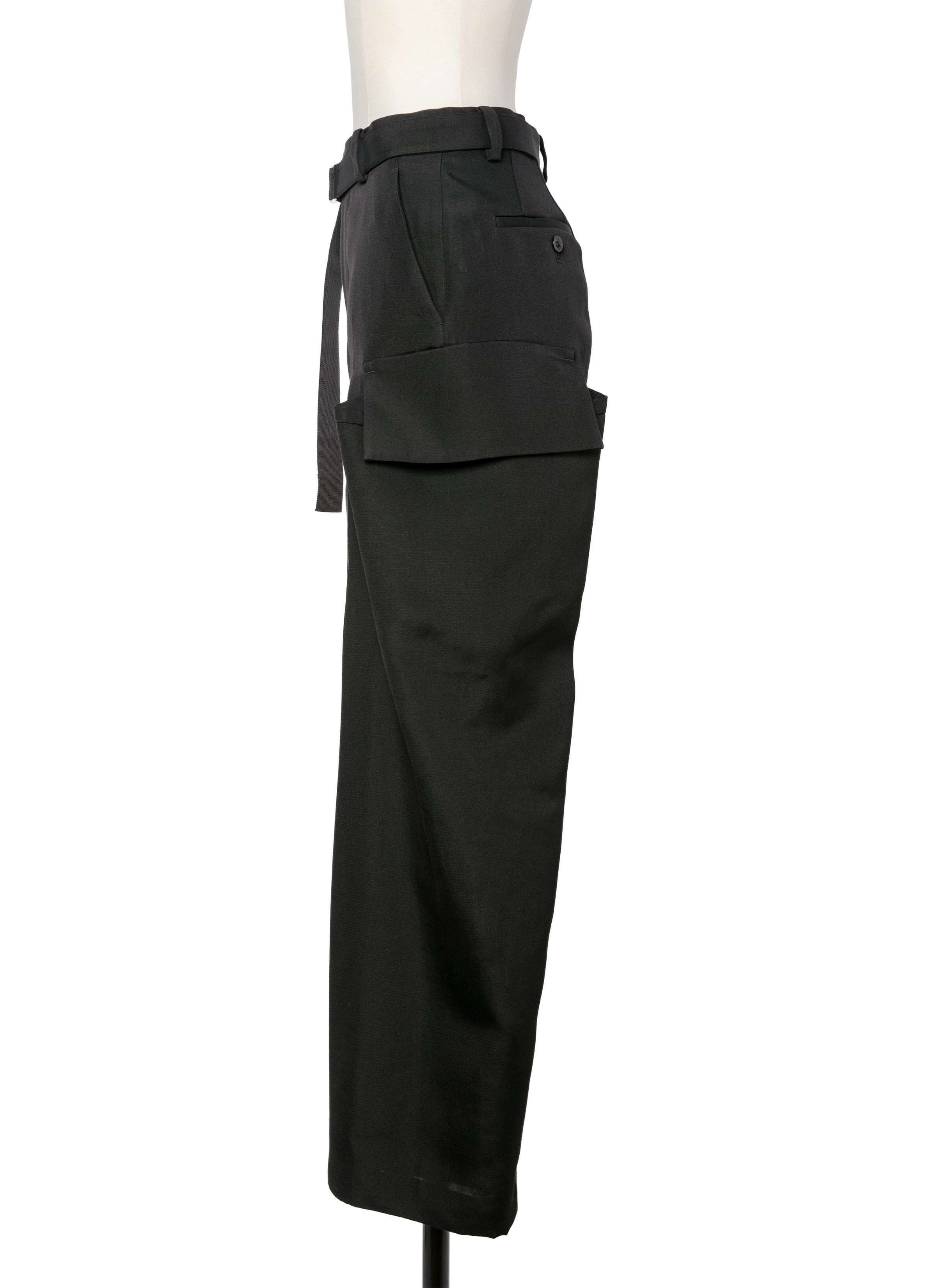 Double-Faced Silk Cotton Pants - 4