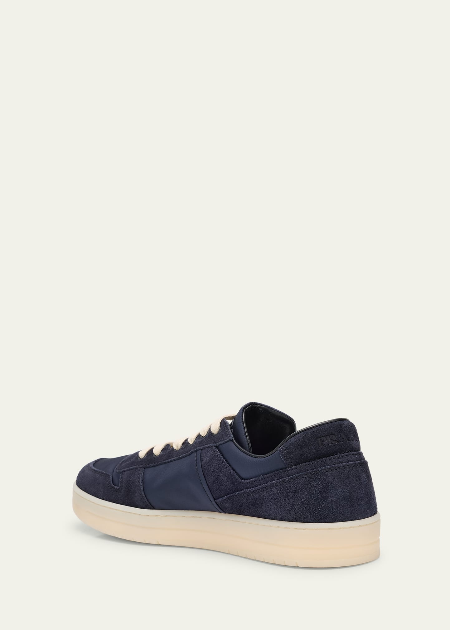 Men's Downtown Nylon and Suede Low-Top Sneakers - 2