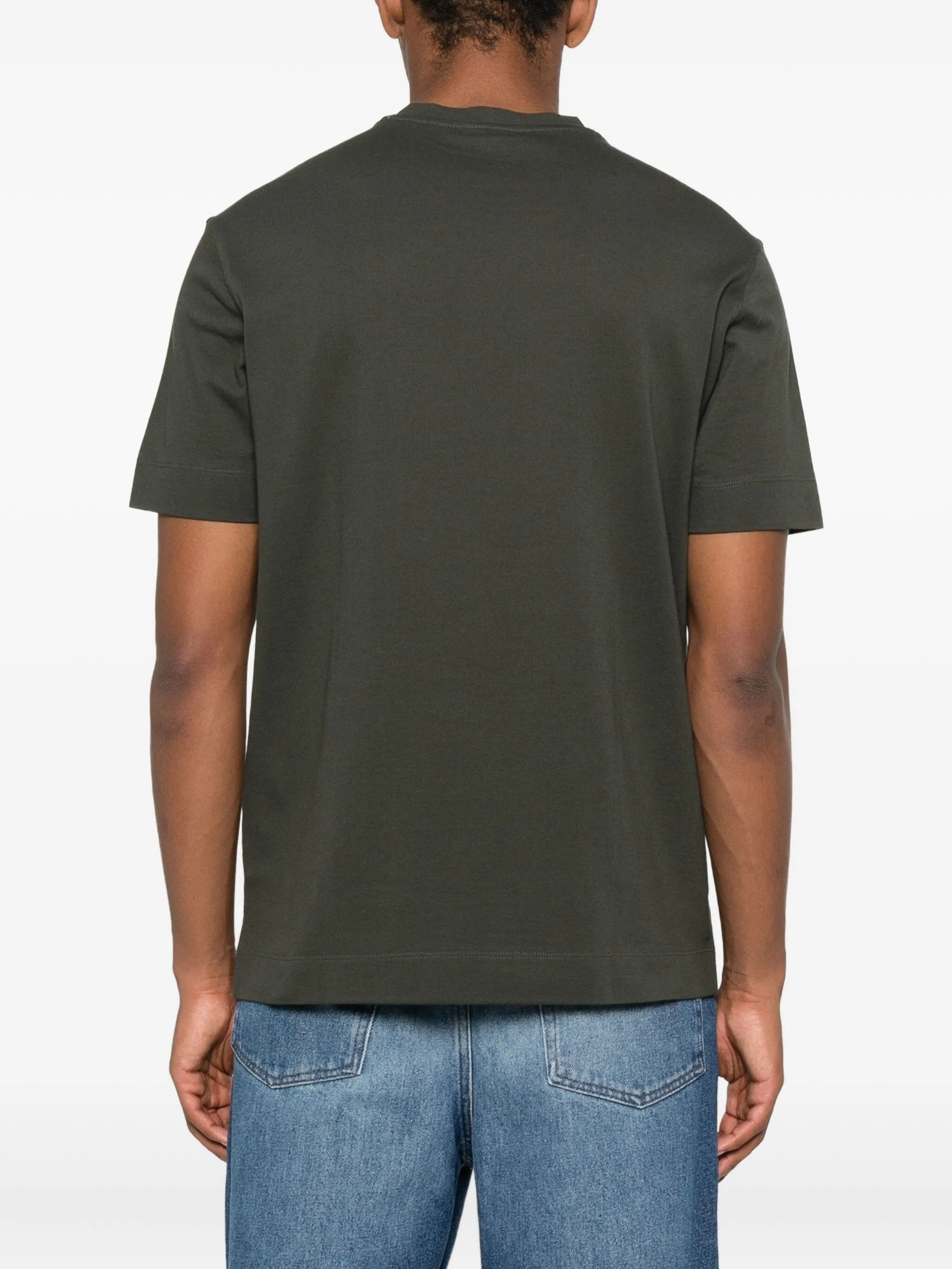 Emporio Armani Eagle-logo Cotton T-shirt - 4