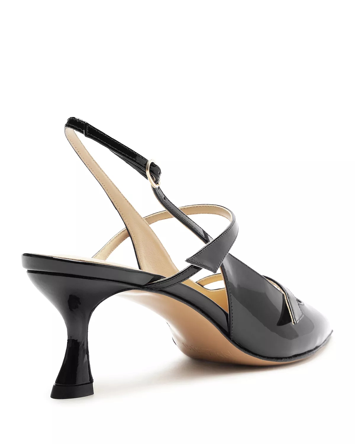 Women's Tita Pointed Toe Mid Heel Slingback Pumps - 5