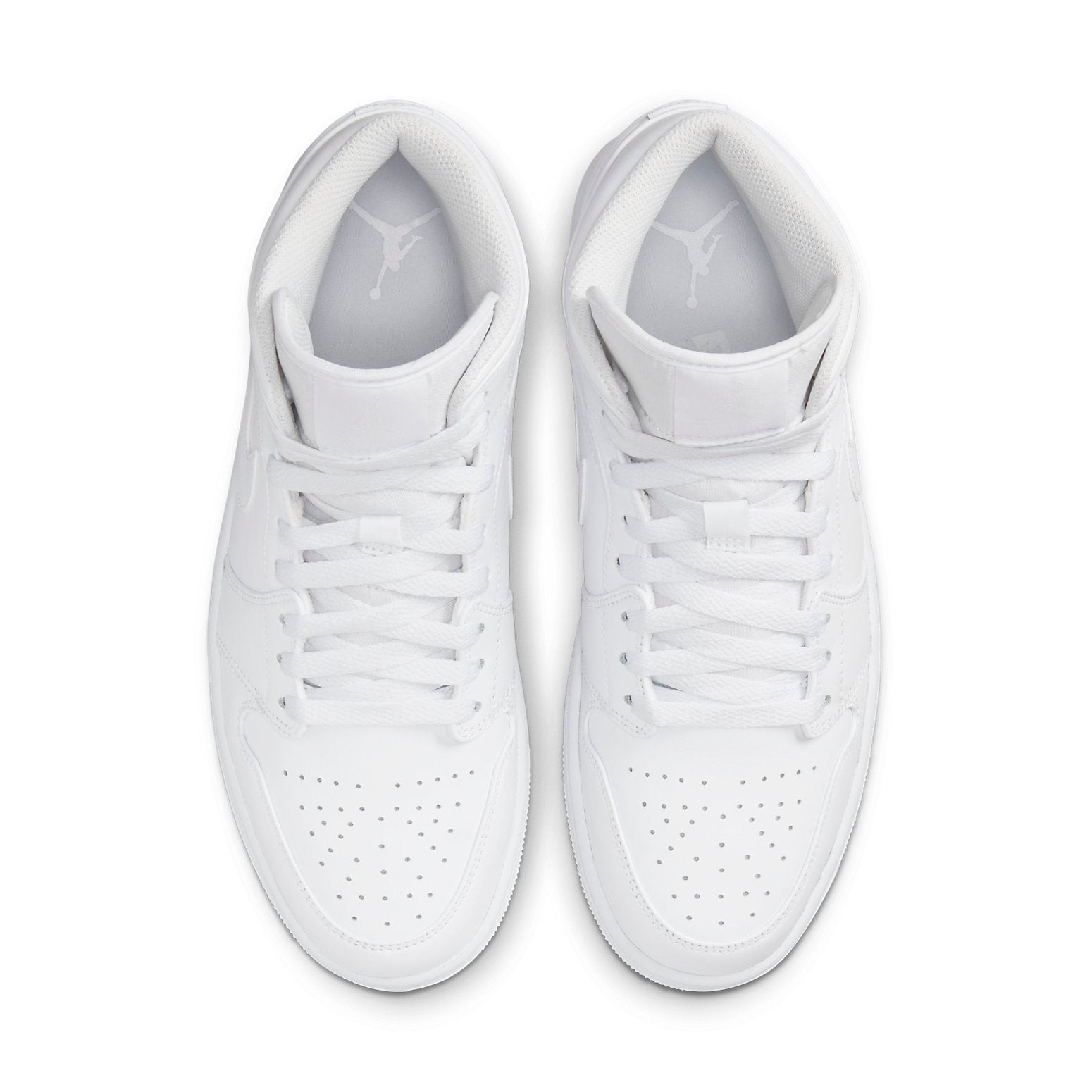 Air Jordan 1 Mid 'Triple White' 2022 554724-136 - 4