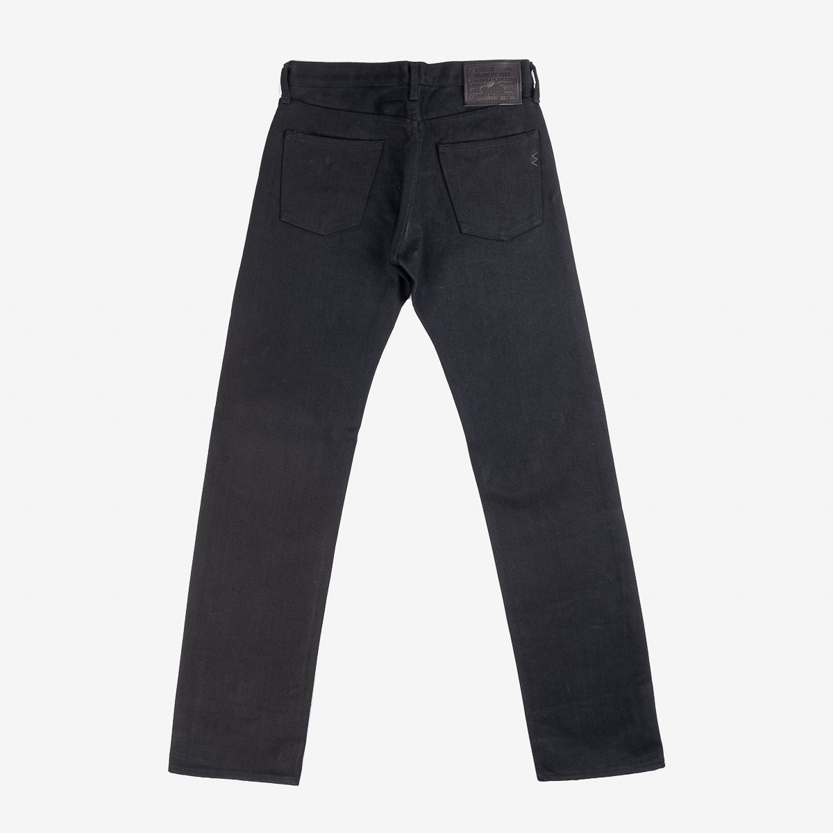 21oz Non-Fade Denim Straight Cut Jeans - Superblack - 8