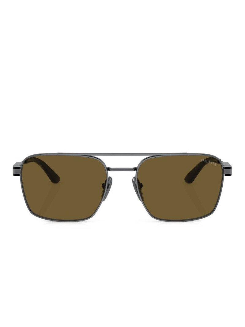 square-frame tinted lenses sunglasses 1