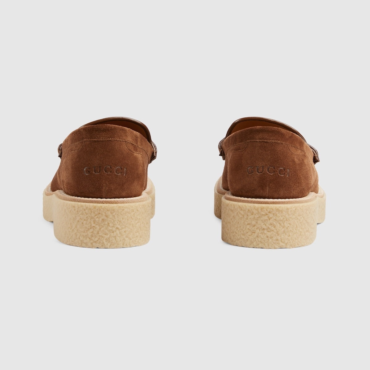 Gucci Interlocking G Suede Loafers - 3