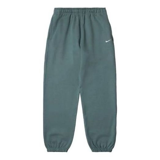 (WMNS) Nike Solo Swoosh Sweatpants 'Green' CW5565-387 - 1