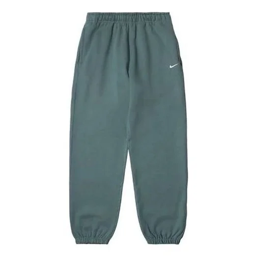 (WMNS) Nike Solo Swoosh Sweatpants 'Green' CW5565-387 - 1