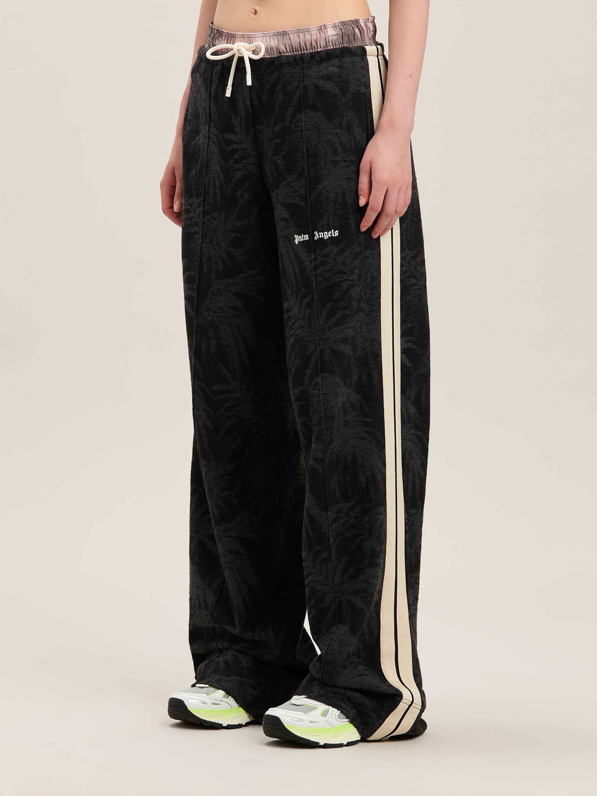 Jacquared palms Track pants - 4