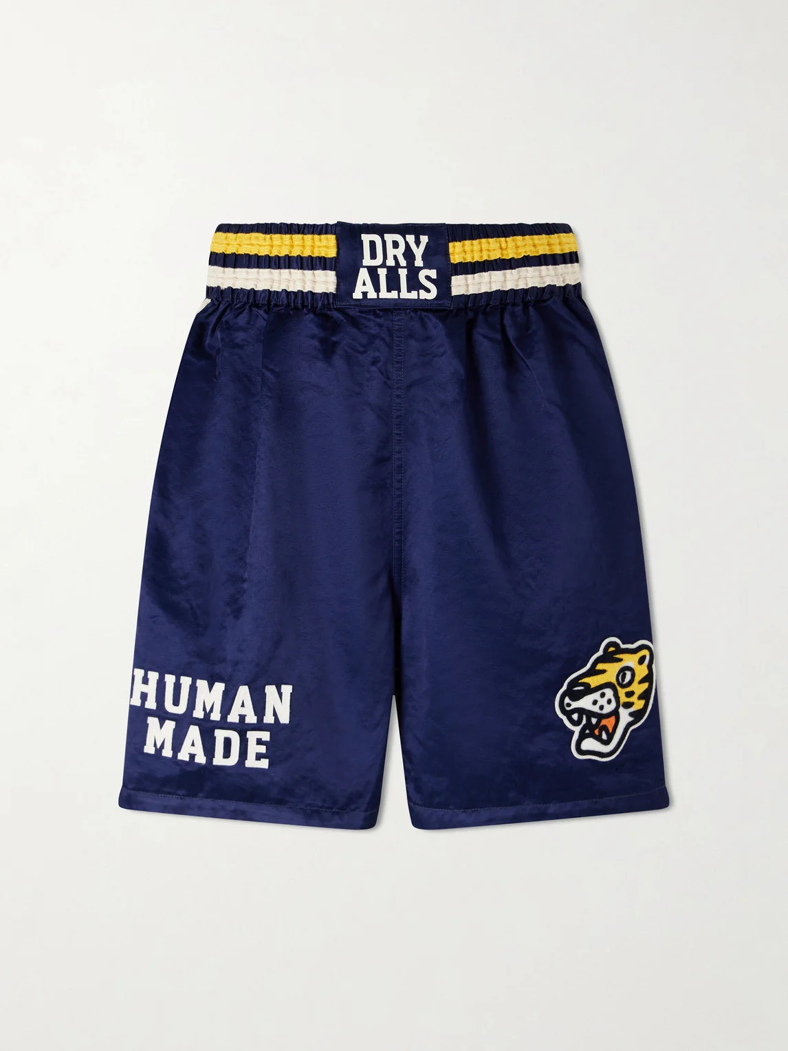 Straight-Leg Logo-Embroidered Cotton-Blend Shorts - 1