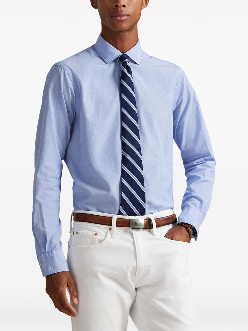 long-sleeve point-colar shirt 3