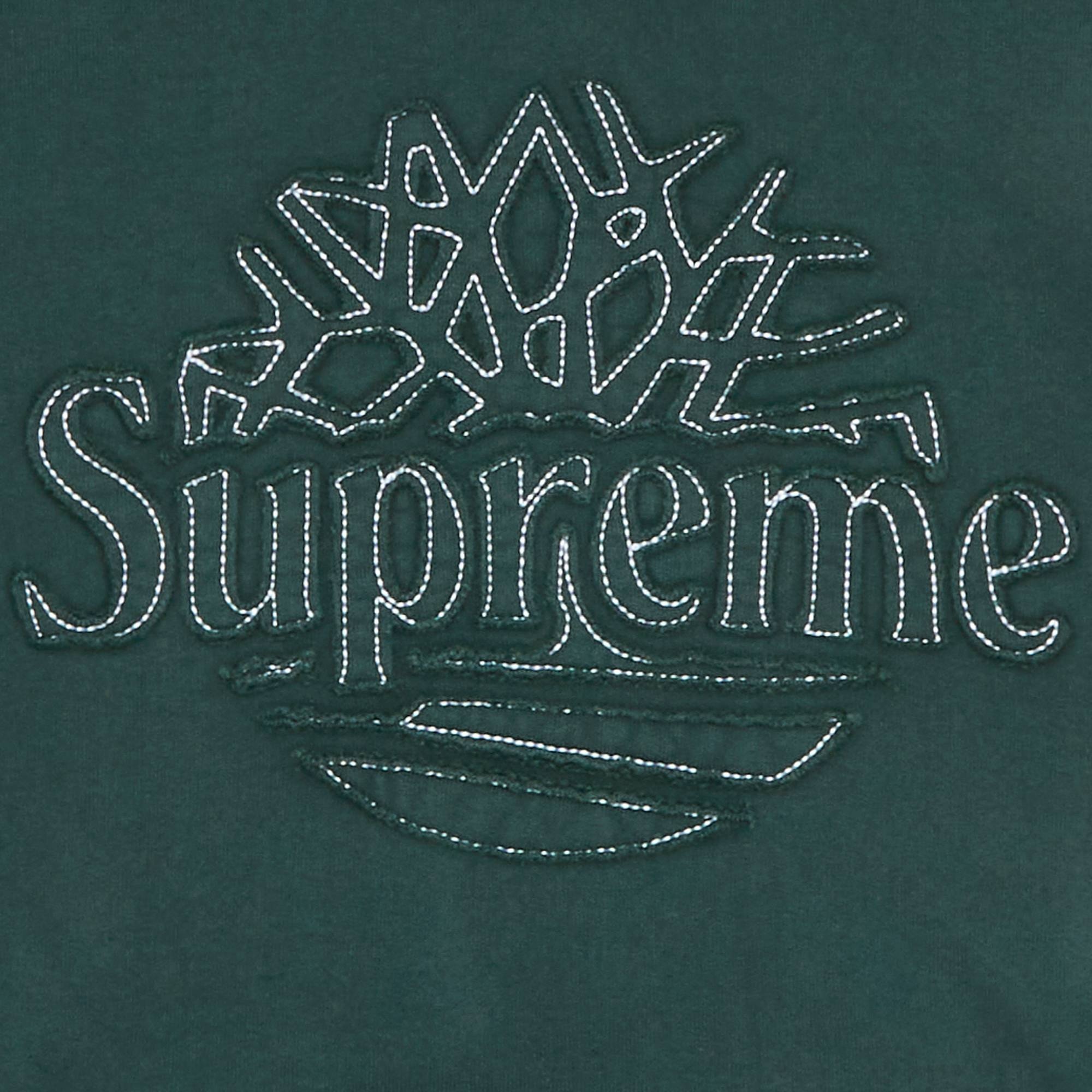 Supreme x Timberland Hooded Sweatshirt 'Dark Green' - 3