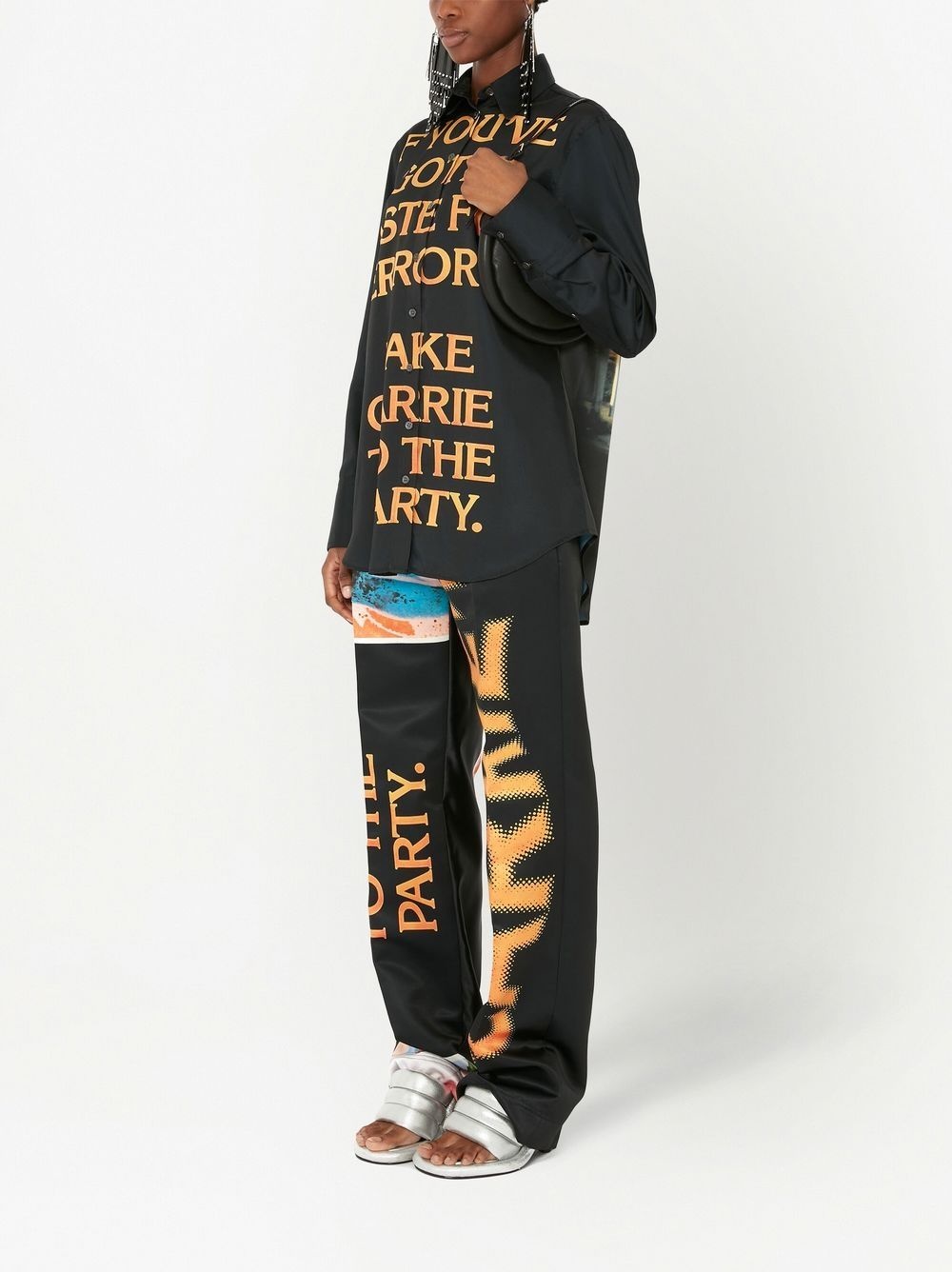 SLOGAN-PRINT COTTON SHIRT - 2