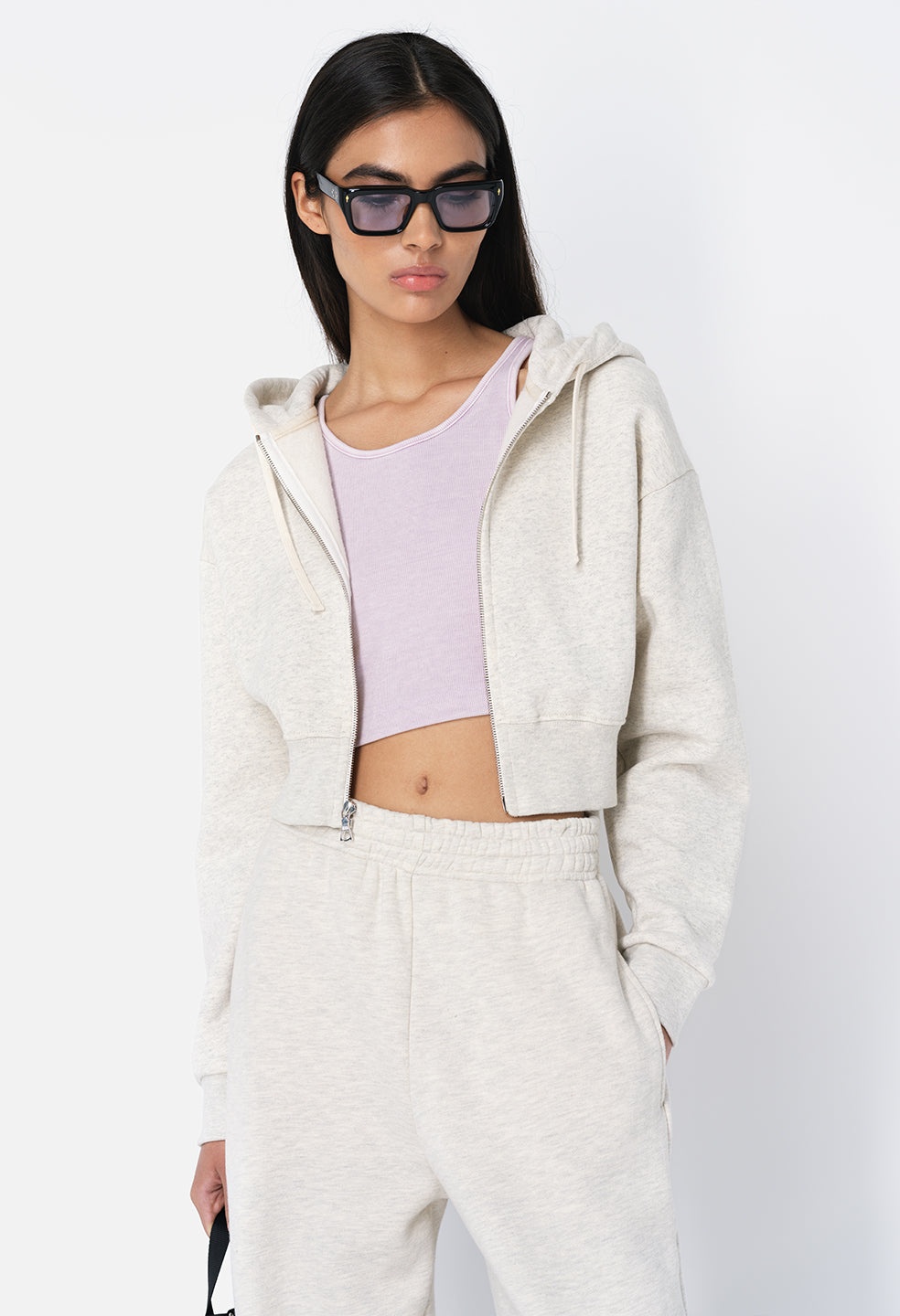 FLEECED BOCA ZIP HOODIE - 1