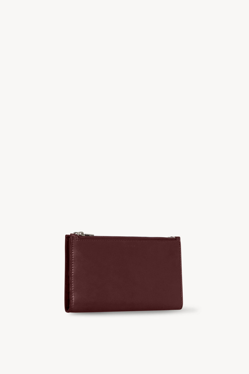 The Row Multi Zipped Wallet in Leather outlook