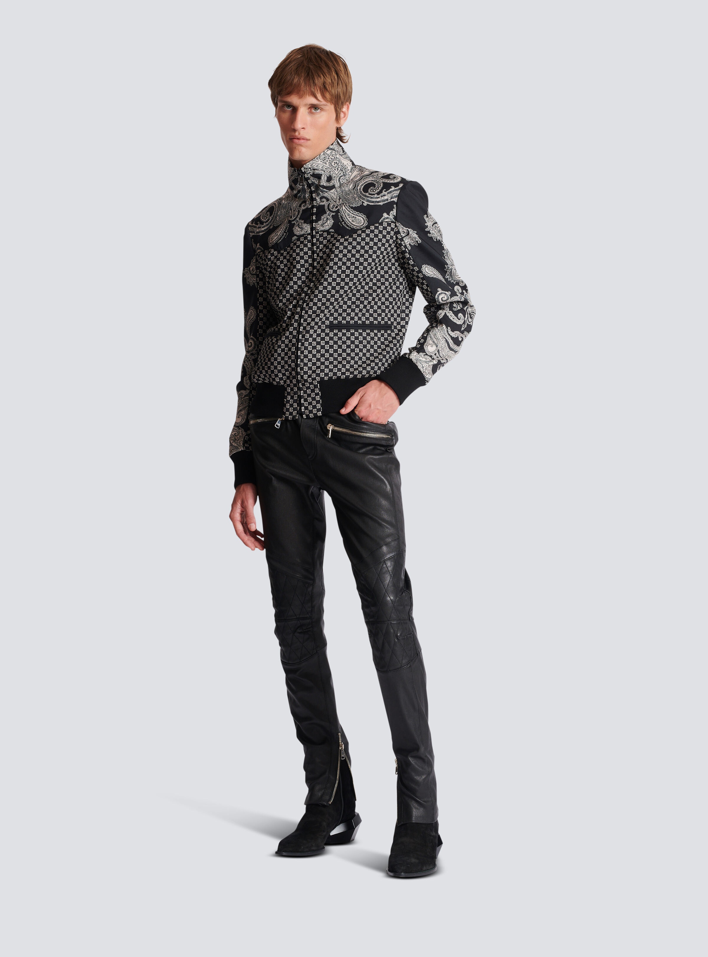 Mini monogram and paisley bomber jacket - 2