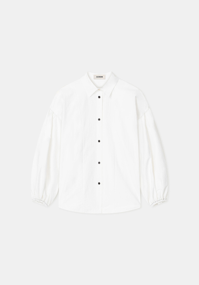 HALEY Puff sleeve oversized shirt 1