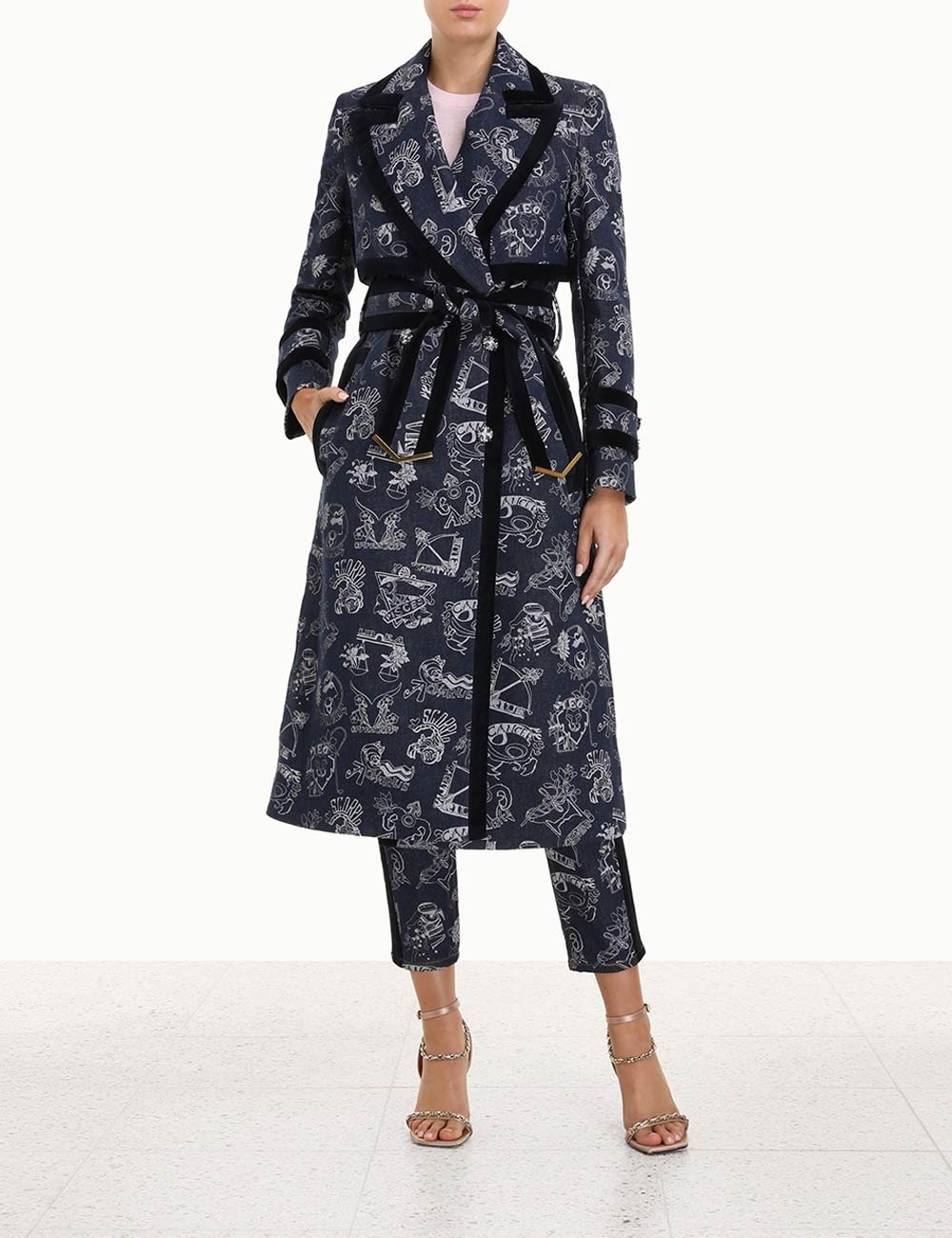 KALEIDOSCOPE DENIM TRENCH - 4