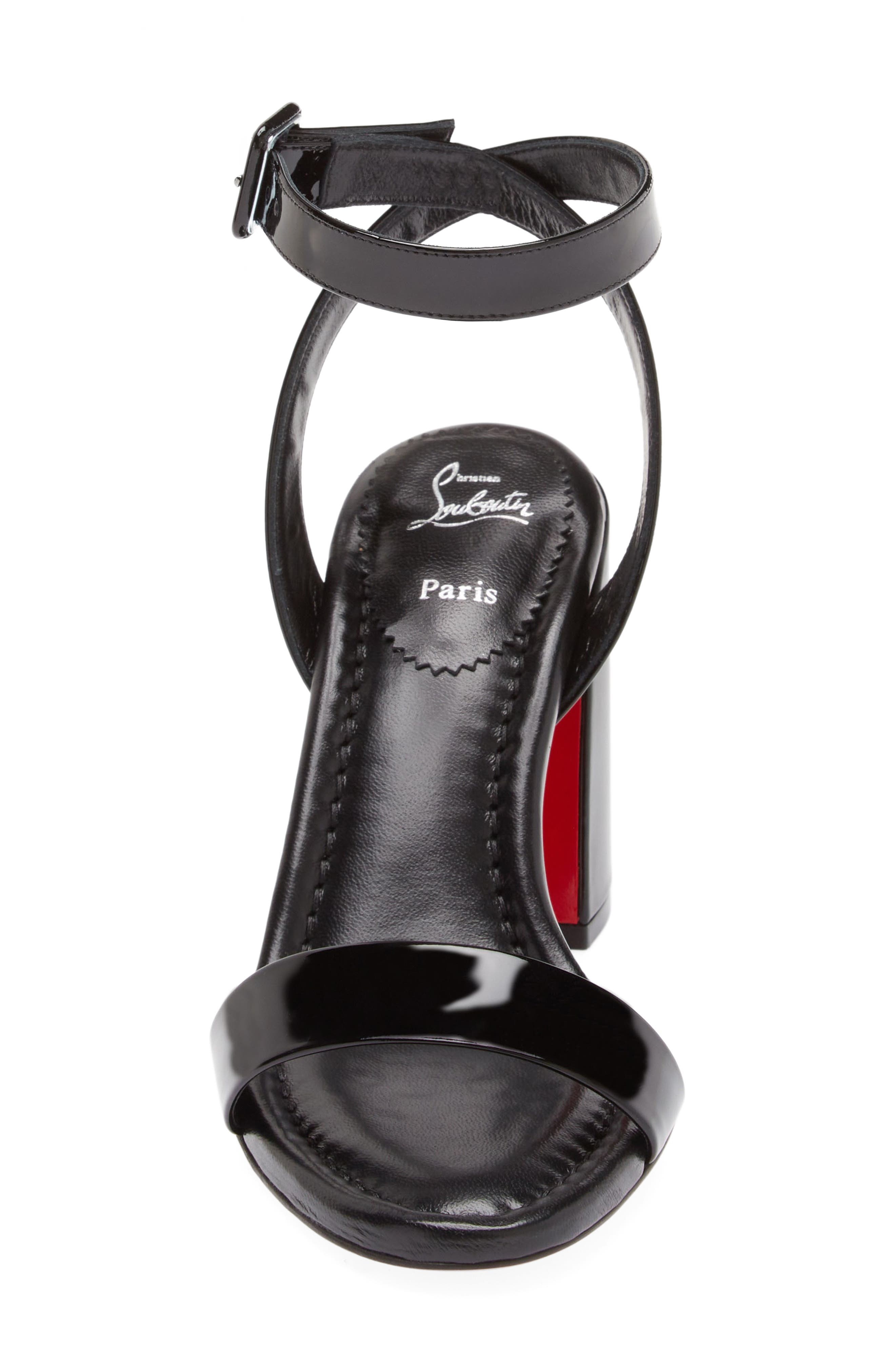 Christian Louboutin Miss Sabina Sandal in Black/Lin Black at Nordstrom - 4